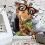 Cartoon Giraffe Wallpaper Mural