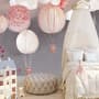 Kids Paper Lantern Hot Air Balloon Wallpaper Mural