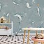 Playing Dolphin Nursery Wallpaper Mural