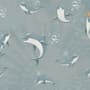Playing Dolphin Nursery Wallpaper Mural