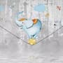 Slackline with Cartoon Elephant on the Ball Wallpaper Mural