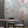 Teddy Bear Clouds and Balloons Wallpaper Mural