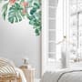 Feuille tropicale avec eucalyptus Stickers muraux Sticker