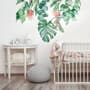 Feuille tropicale avec eucalyptus Stickers muraux Sticker