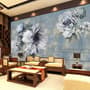 Light Floral with Music Notes Wallpaper Mural