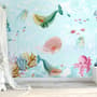 Nursery Cute Sea Animals Wallpaper Mural