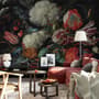 Dark Floral Dutch Bouquet with Tulips Wallpaper Mural