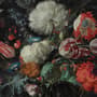 Dark Floral Dutch Bouquet with Tulips Wallpaper Mural