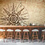 Vintage Map with Compass Wallpaper Mural