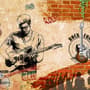 Rock Music Guitar Boy Wallpaper Mural