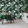 Exotic Banana Leaf Wallpaper Mural
