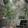 Nostalgic Forest with Colorful Flowers Wallpaper Mural