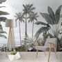 Exotic Forest on Seaside Wallpaper Mural