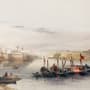 Seashore in Rural Life Historical Art Wallpaper Mural
