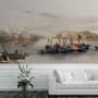 Seashore in Rural Life Historical Art Wallpaper Mural