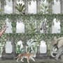 Kids Tropical Animals Around the Arch Wallpaper Mural