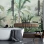 Exotic Palm Tree Landscape Wallpaper Mural