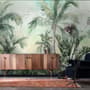 Exotic Palm Tree Landscape Wallpaper Mural