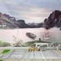 Nature Landscape with Mountains Wallpaper Mural