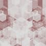 Abstract Pink Geometric Pattern Wallpaper Mural