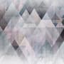 Watercolor Geometric Triangle Pattern Wallpaper Mural