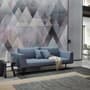 Watercolor Geometric Triangle Pattern Wallpaper Mural
