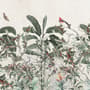 Tropical Leaves with Berries Wallpaper Mural