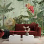 Tropical Jungle Plants Wallpaper Mural