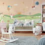 Nursery Cartoon Forest Landscape Wallpaper Mural