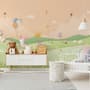 Nursery Cartoon Forest Landscape Wallpaper Mural