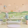 Nursery Cartoon Forest Landscape Wallpaper Mural