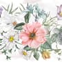Watercolor Large Floral Bouquet Wallpaper Mural