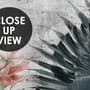 Old Tropical Leaf Wallpaper Mural