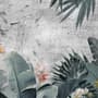Old Tropical Leaf Wallpaper Mural