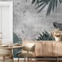 Old Tropical Leaf Wallpaper Mural