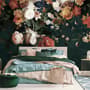 Golden Age Large and Dark Floral Wallpaper Mural