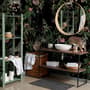 Dark Botanical Plants with Animals Wallpaper Mural