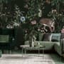 Dark Botanical Plants with Animals Wallpaper Mural