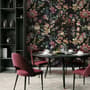 Art Nouveau Dark Floral Wallpaper Mural