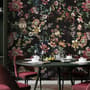 Art Nouveau Dark Floral Wallpaper Mural