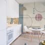 Soft Geometric Shape Art Wallpaper Mural
