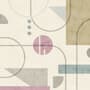 Soft Geometric Shape Art Wallpaper Mural