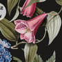 Papier peint fleurs botaniques oiseaux