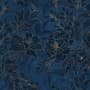 Dark Navy Peony Floral Drawing Art Wallpaper Mural
