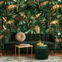 Palm and Banana Leaf Wallpaper Mural