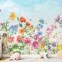 Cute Kids Nursery Floral Garden Wallpaper Mural
