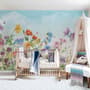 Cute Kids Nursery Floral Garden Wallpaper Mural