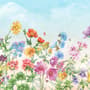 Cute Kids Nursery Floral Garden Wallpaper Mural