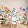 Cute Kids Nursery Floral Garden Wallpaper Mural