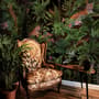 Dark Tropical Trees with Tigers Wallpaper Mural